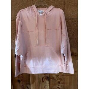 She and Sky Hoodie New With Tags L Pink Soft Roomy